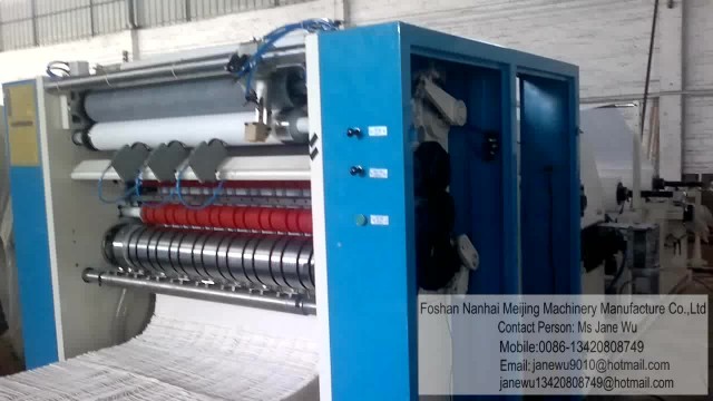 Full Automatic Z Fold Hand Tissue Folding Machine Foshan Nanhai Meijing Machinery Manufacture